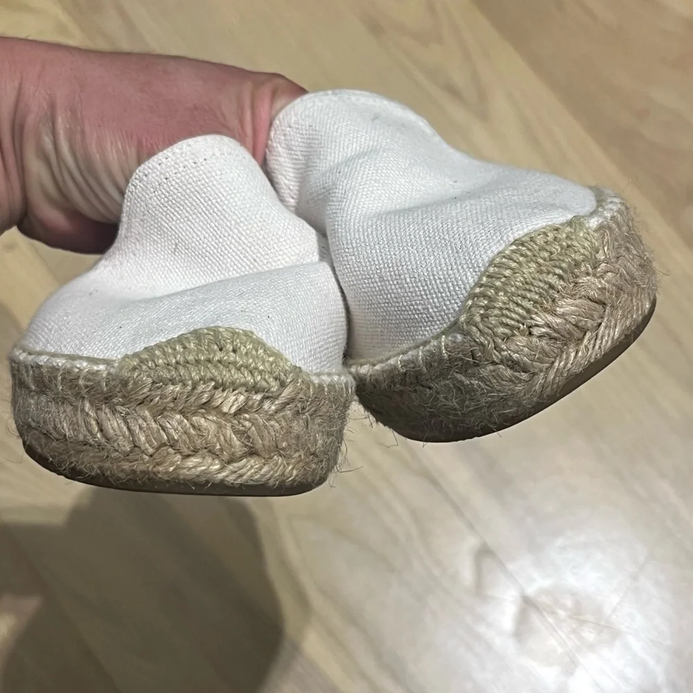 Soludos The Smoking Slipper Espadrille Cream/Off-White